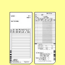 Seiko Coded Calcolo Timecards